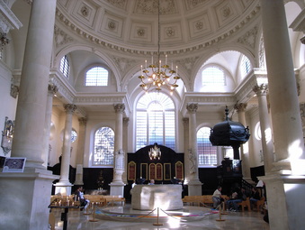 Interior St Stephen Walbrook