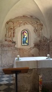 Damaged fresco Maria Woerth