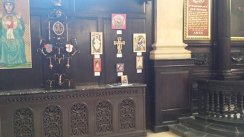 St Stephen Walbrook display of icons by Juliet Venter 2015