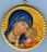 Icon medallion Our Lady of Tenderness Juliet Venter 2013