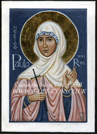 Icon St Paula of Rome Juliet Venter 2021