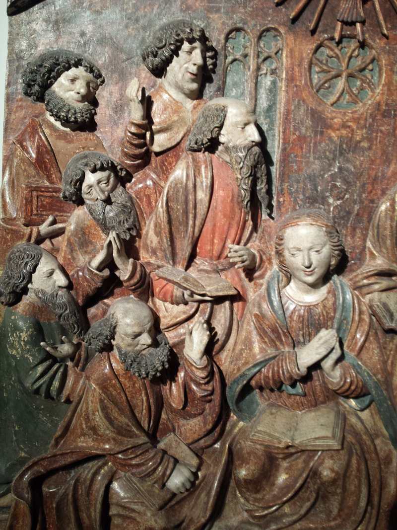 Picture carved Pentecost Salzburg Dommuseum j Venter 2018