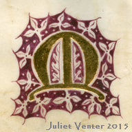 Handschrift Buchstab M Juliet Venter 2015