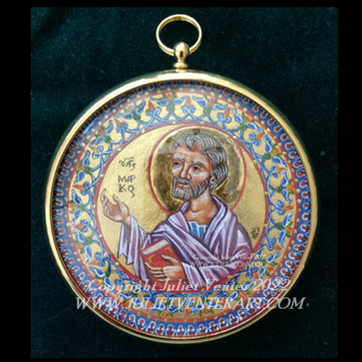 Icon miniature St Mark Juliet Venter 2021