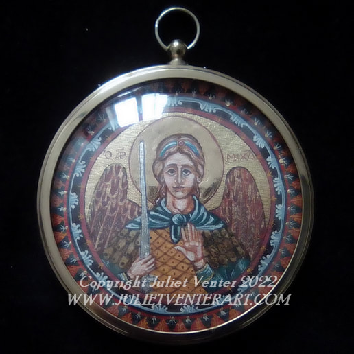 Icon miniature St Michael Juliet Venter 2022